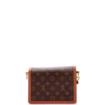 Louis Vuitton Dauphine Shoulder Bag Reverse Monogram Canvas Mini