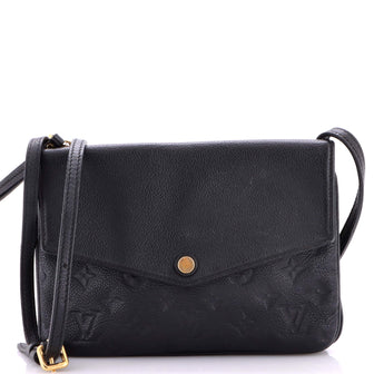 Louis Vuitton Twice Handbag Monogram Empreinte Leather