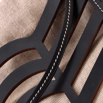 Chloe Kayan Tote Laser Cut Leather and Canvas Small