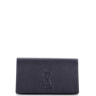 Saint Laurent Belle de Jour Clutch Leather Large