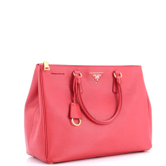 Prada Double Zip Lux Tote Saffiano Leather Large
