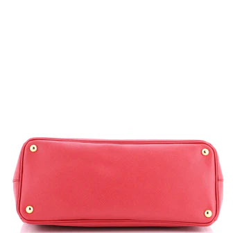 Prada Double Zip Lux Tote Saffiano Leather Large