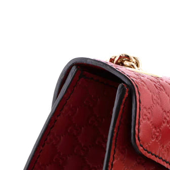 Gucci Emily Chain Flap Bag Microguccissima Leather Mini