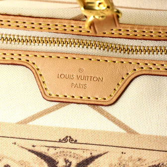 Louis Vuitton Neverfull NM Tote Limited Edition Summer Trunks Monogram Canvas MM
