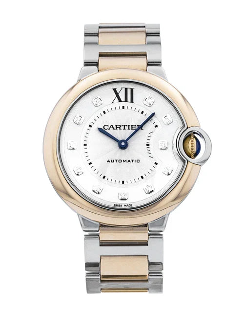 Cartier Ballon Bleu W3BB0013 – 33mm Stainless Steel Quartz Watch