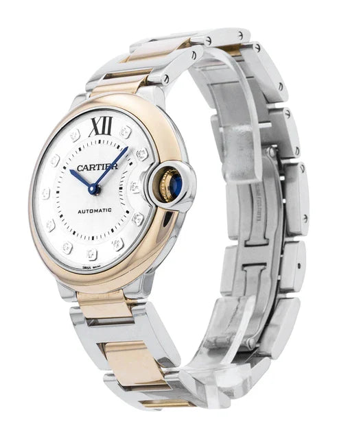 Cartier Ballon Bleu W3BB0013 – 33mm Stainless Steel Quartz Watch