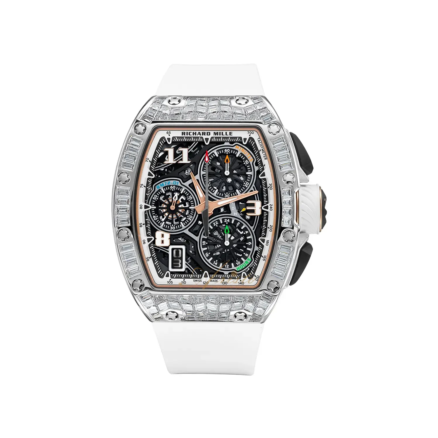 RICHARD MILLE RM72-01 WG Baguette Setting