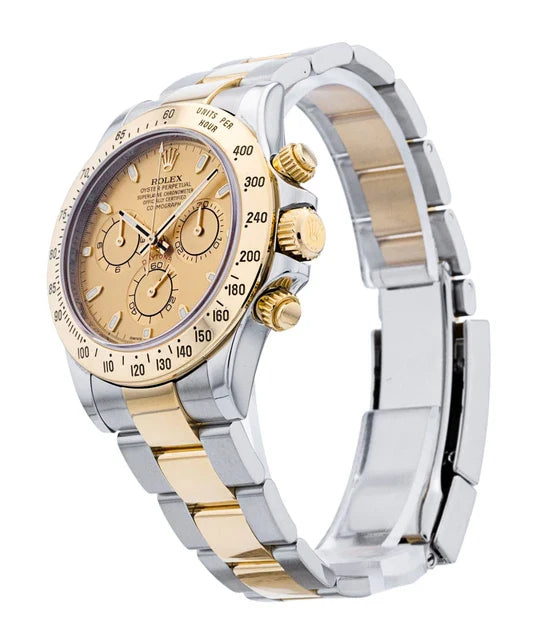 Rolex Daytona 116523 – Two-Tone Steel & 18k Gold Chronograph, Jubilee Bracelet
