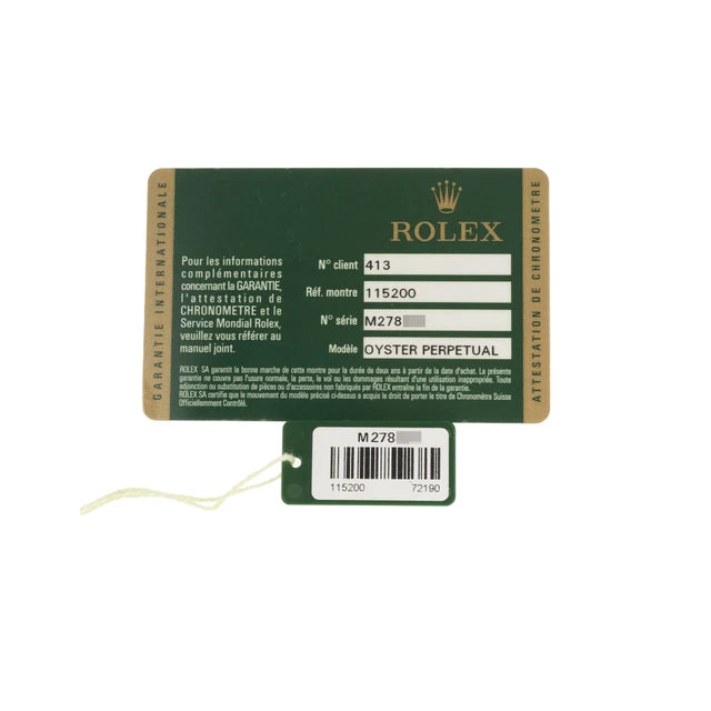 Rolex Oyster Perpetual Date 115200