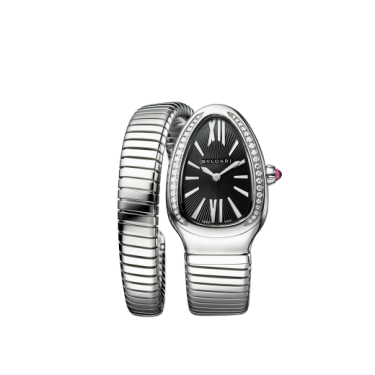 Bulgari One Twist Silver & Black