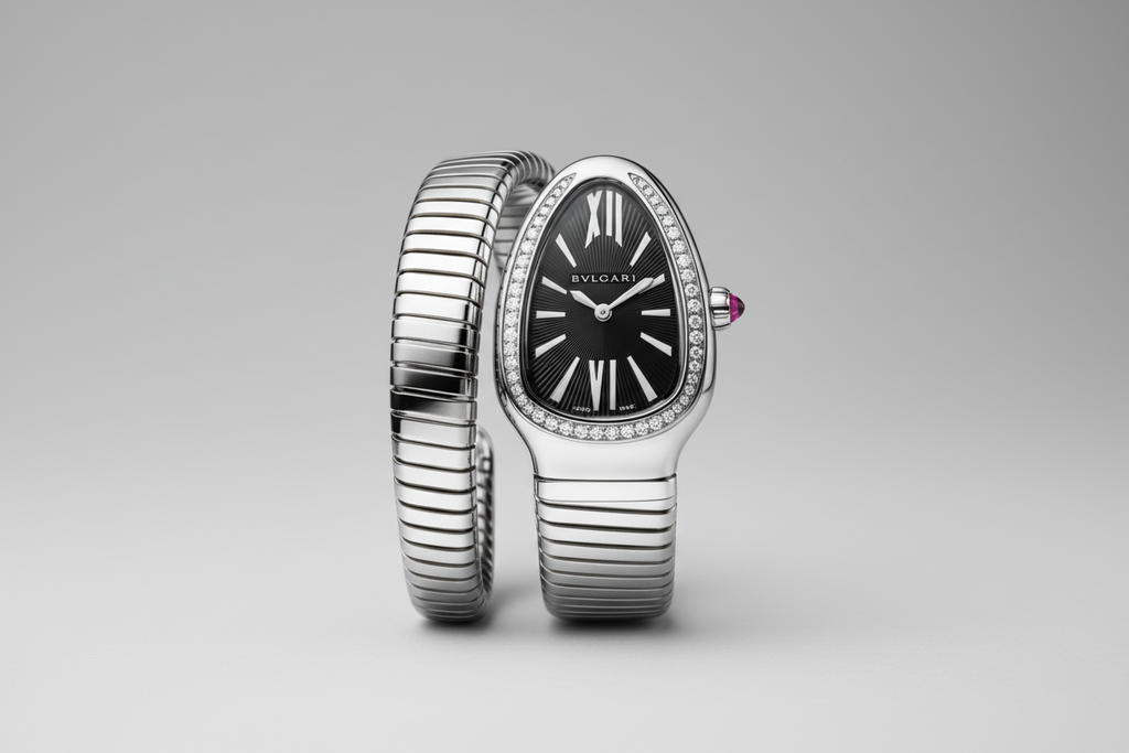Bulgari One Twist Silver & Black