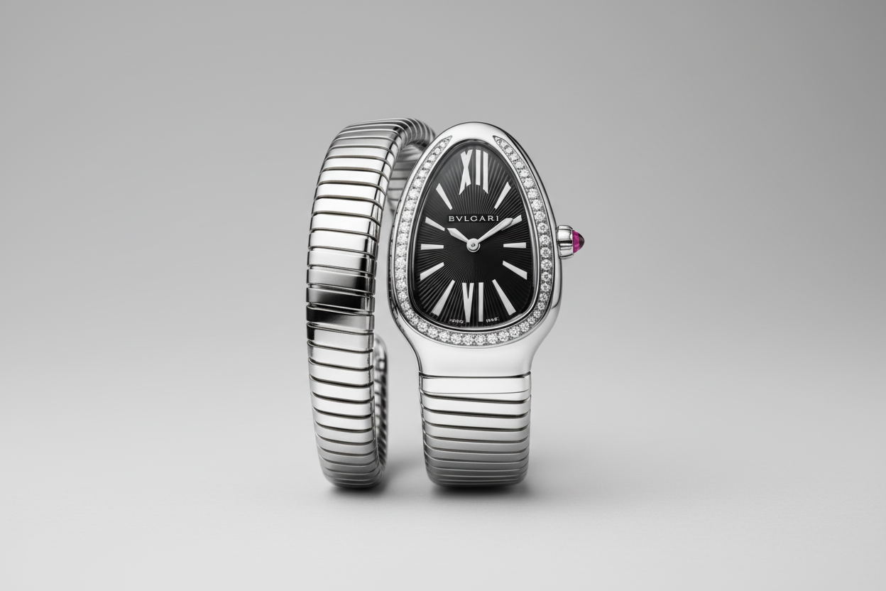 Bulgari One Twist Silver & Black