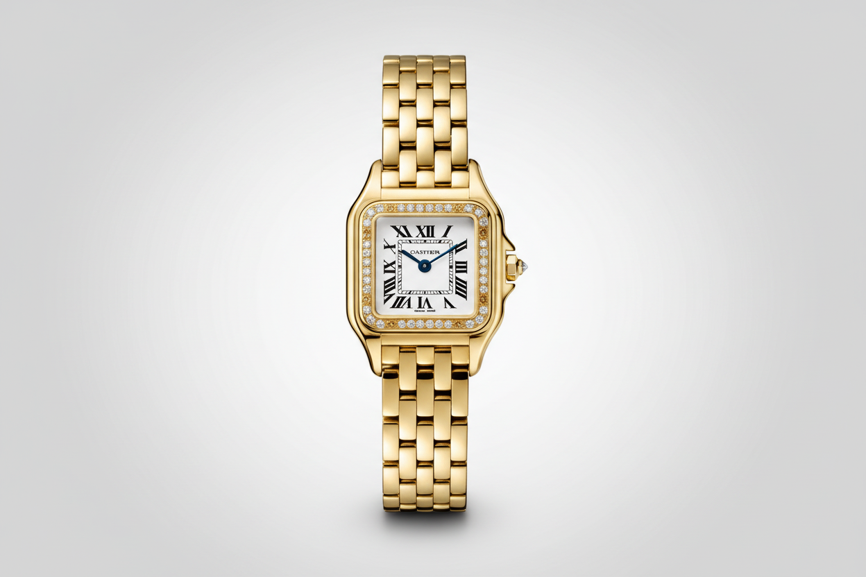 Cartier Gold White Dial