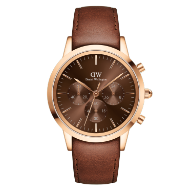 Daniel Wellington iconic chronograph St Mawes amber RG