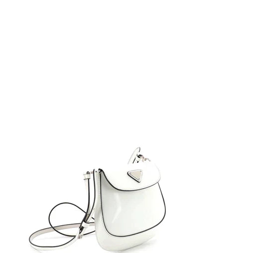 Prada Cleo Flap Shoulder Bag Spazzolato Leather Mini