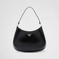 Prada cleo brushed leather shoulder bag