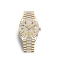 Rolex day-date 36 yellow gold ref# 128348RBR-0031