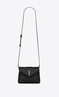 Saint Lauren loulou small bag in quilted leather